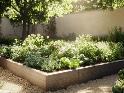 Podwyższone grządki w ogrodzie: Praktyczne ogrodnictwo na wysokości oczu